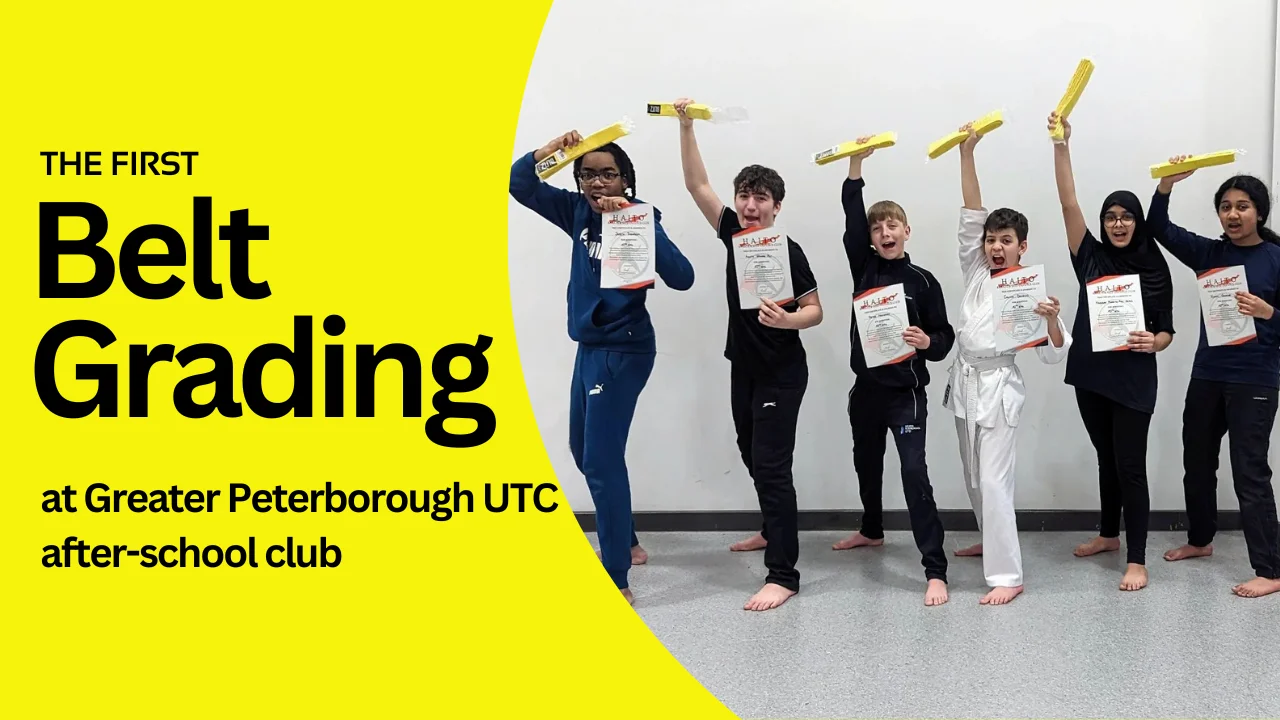 Congratulations to Greater Peterborough UTC Karate Students for Achieving Their Yellow Belts