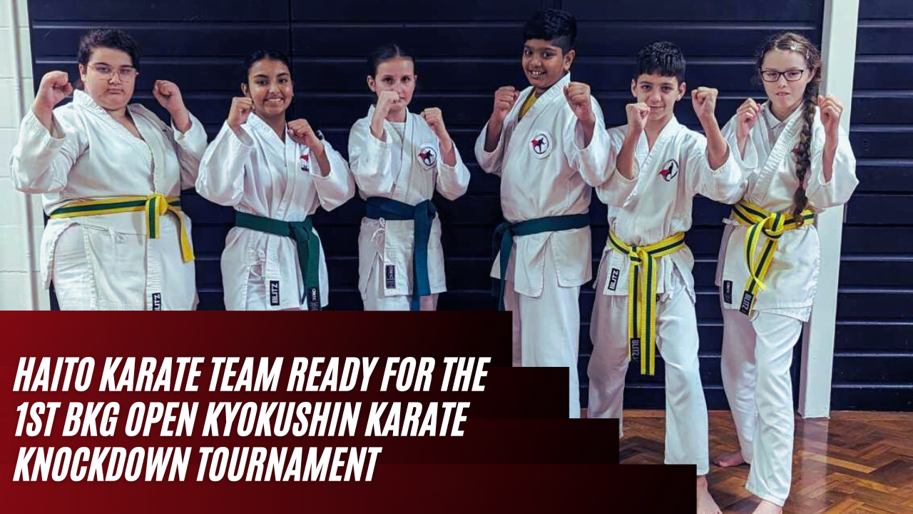 HAITO Karate Team Ready for the 1st BKG Open Kyokushin Karate Knockdown Tournament