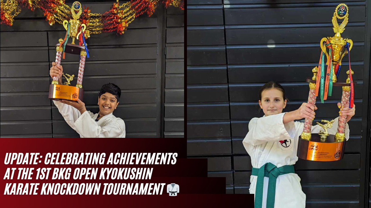 Update Celebrating Achievements at the 1st BKG Open Kyokushin Karate Knockdown Tournament 🥋