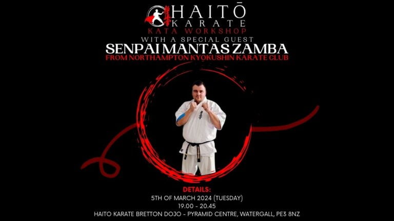 🥋 Kyokushin Karate Workshop with Senpai Mantas Zamba 🌟