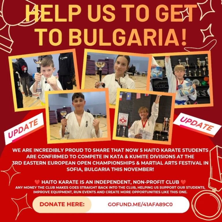 Five HAITO Athletes Heading to Bulgaria!