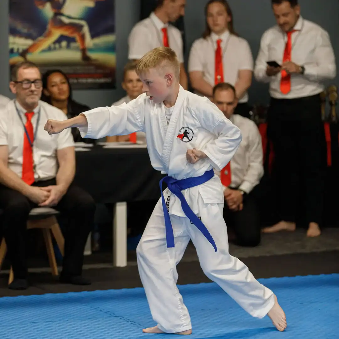 Juniors Training Lineup Woodston Dojo