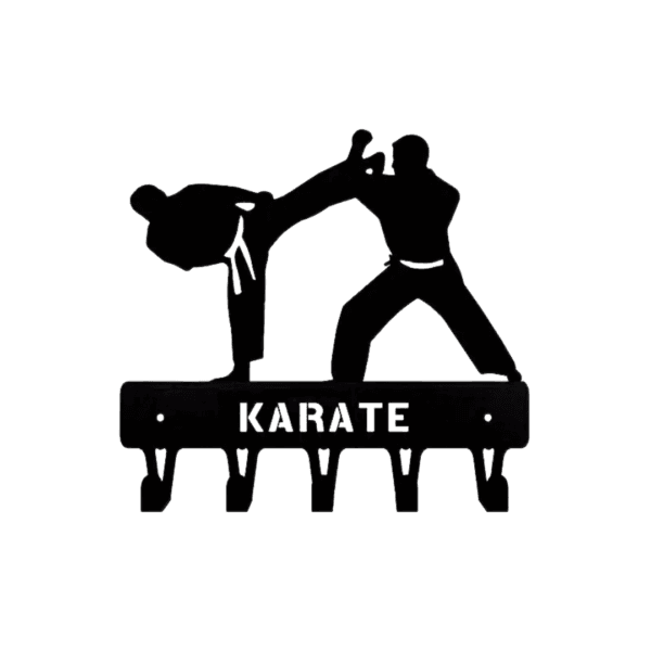 Karate Medal Holder – Wall-Mounted Martial Arts Display Rack