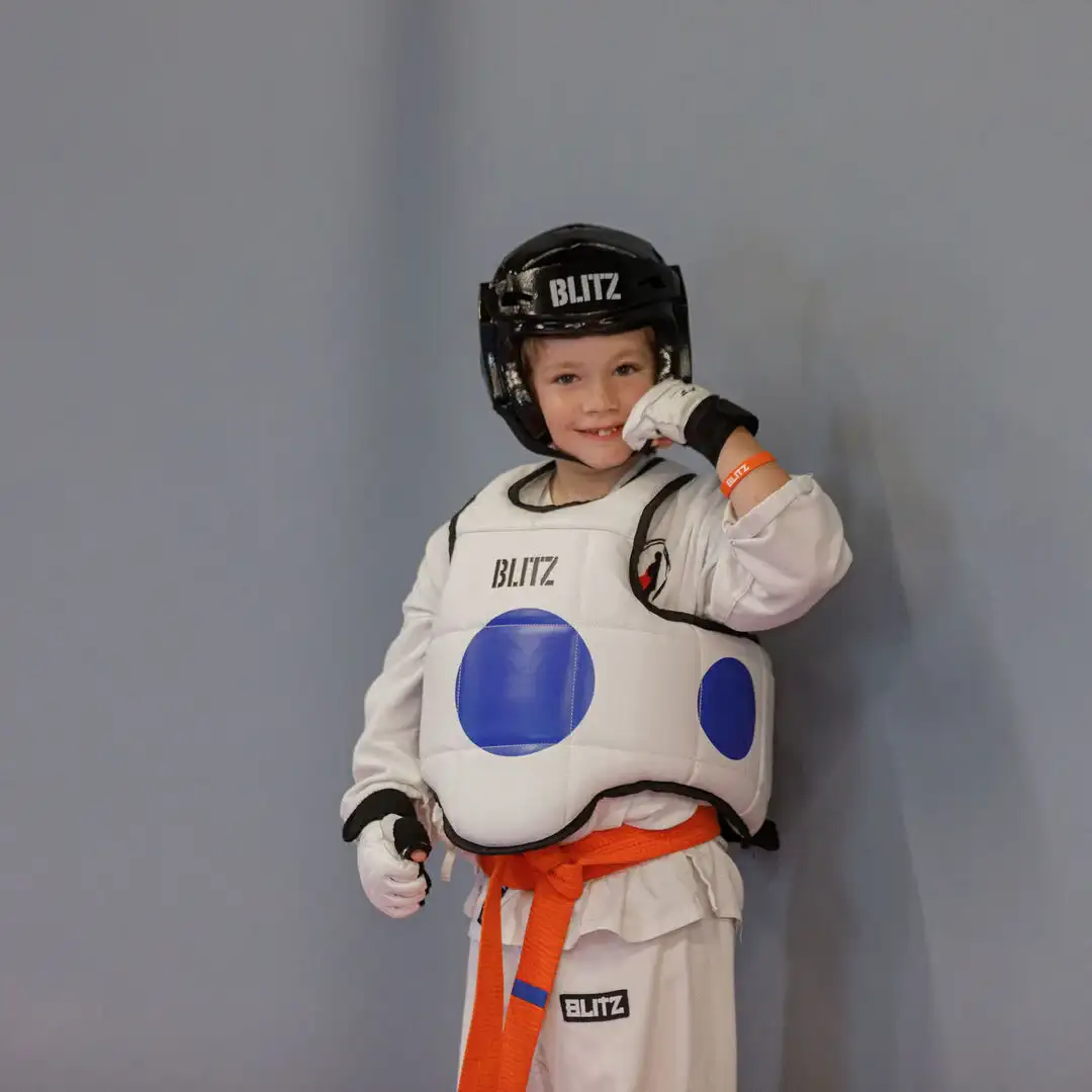 Focused Student in Karate Class