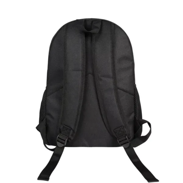 Kyokushin Karate Backpack – Black with Red Kanku Symbol and White Kanji 3