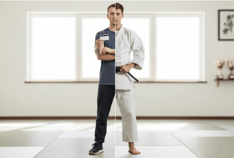 Kyokushin Mindset Student or Client at the Dojo